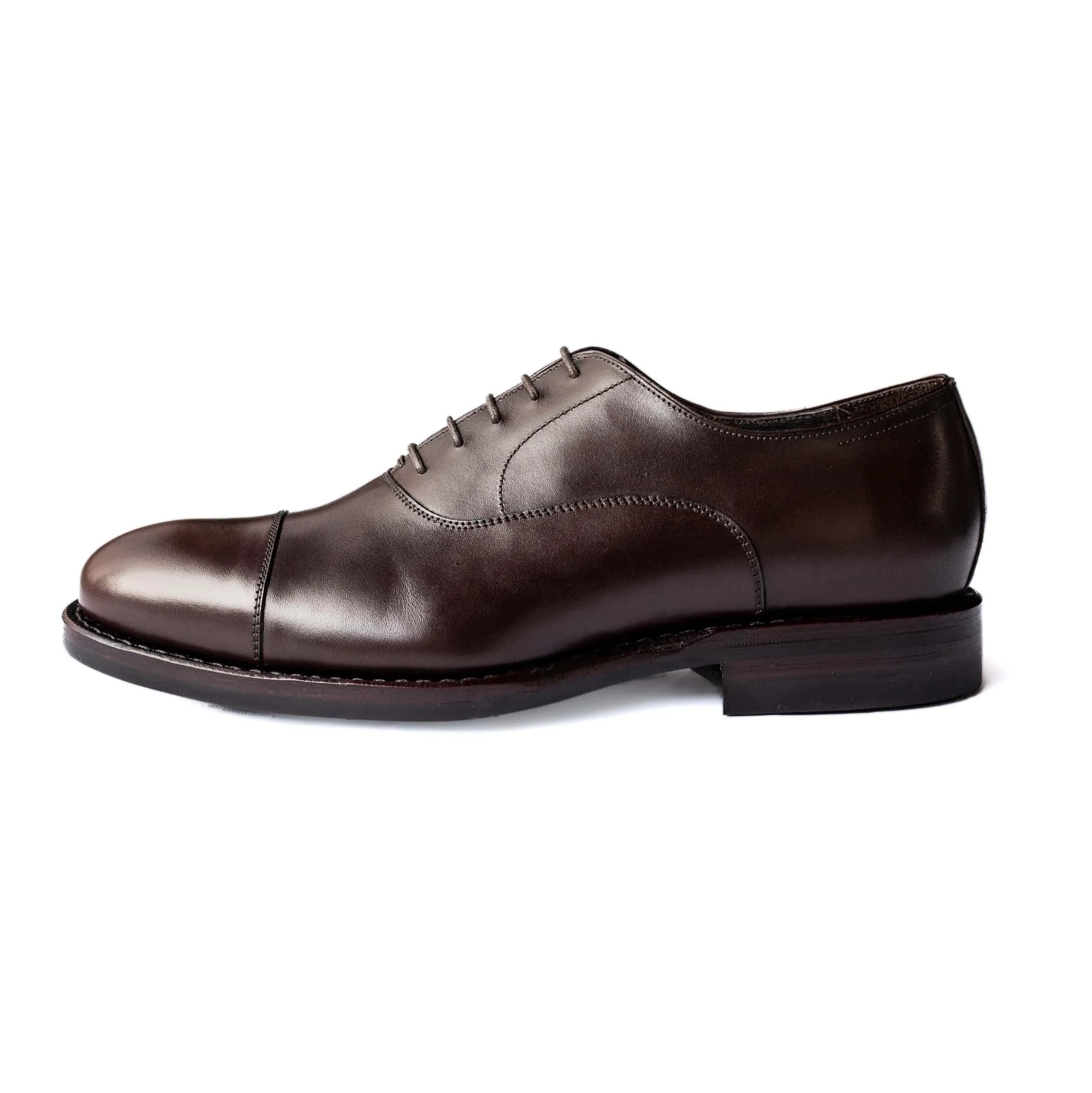 Men's Oxford Cap Toe / Dark Brown 98655