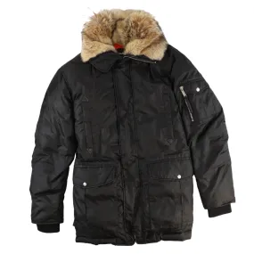 Men's Parka Down Jacket Black Size IT 48 / M