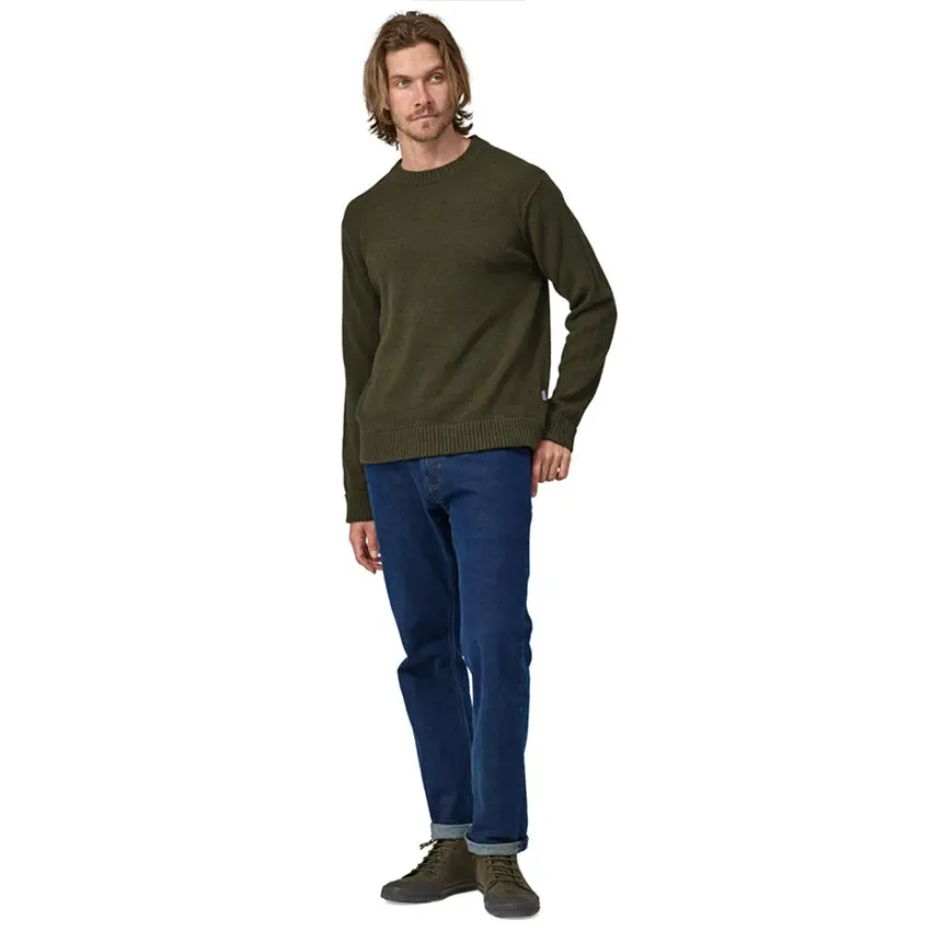 Men's Recycled Wool-Blend Sweater - Basin Green