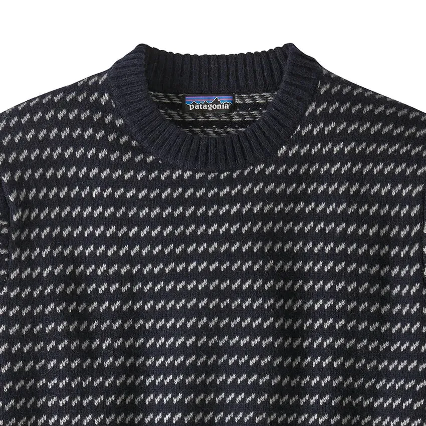 Men's Recycled Wool-Blend Sweater - Classic Navy