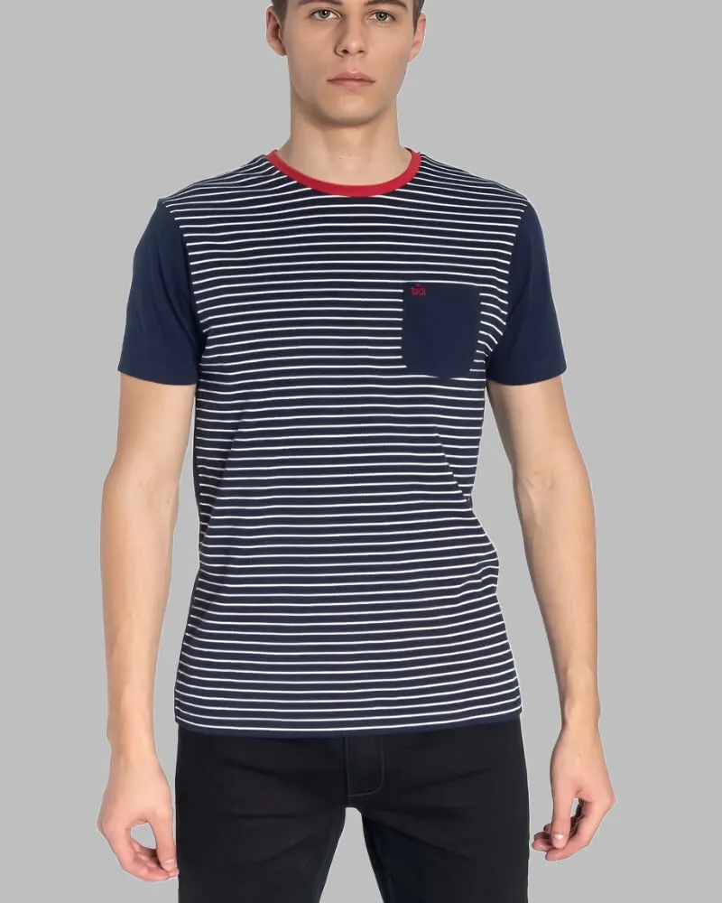 Merc London EATON T Shirt Navy