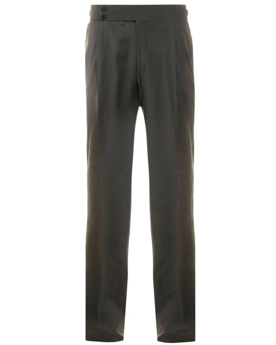 Mid Grey Wool Dress Trouser