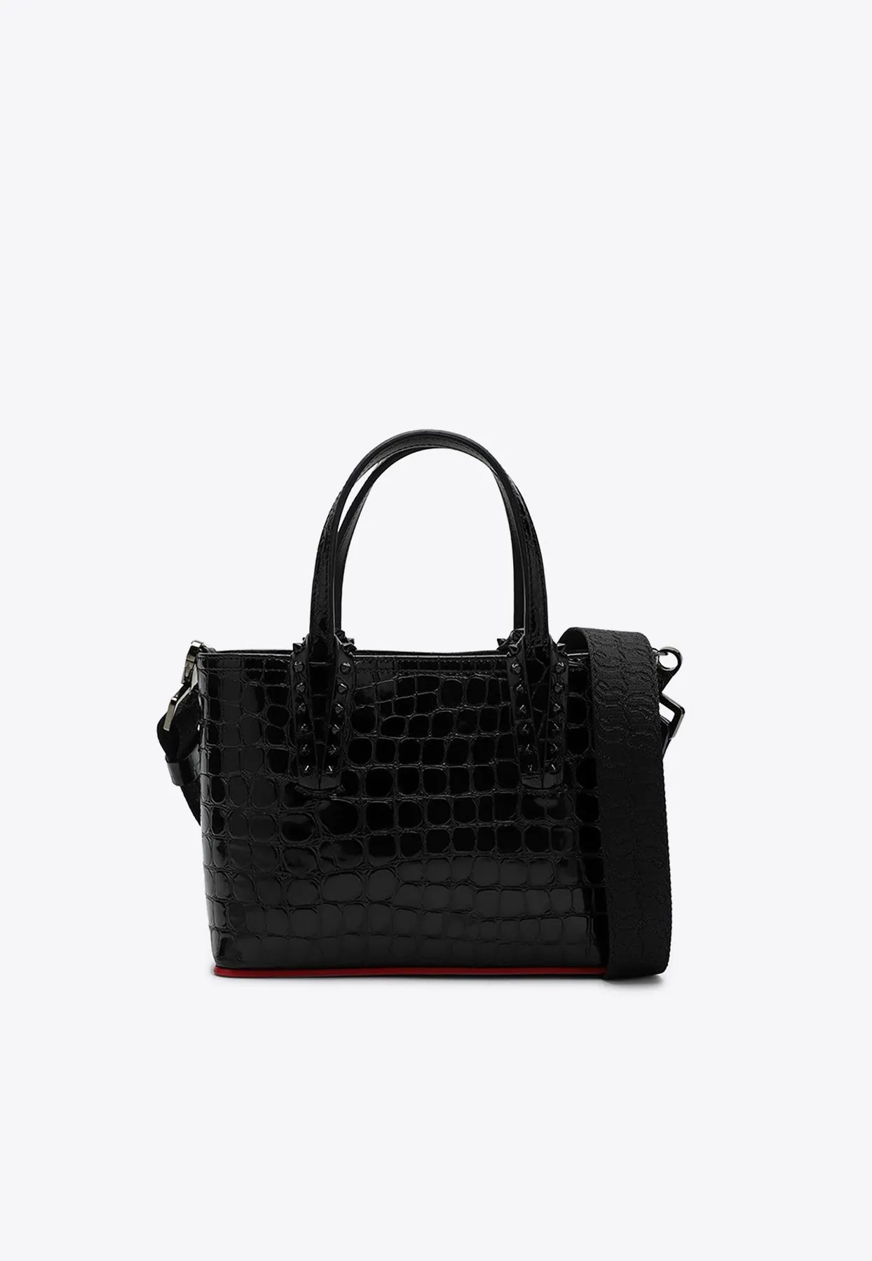 Mini Cabata Crocodile-Effect Leather Tote Bag