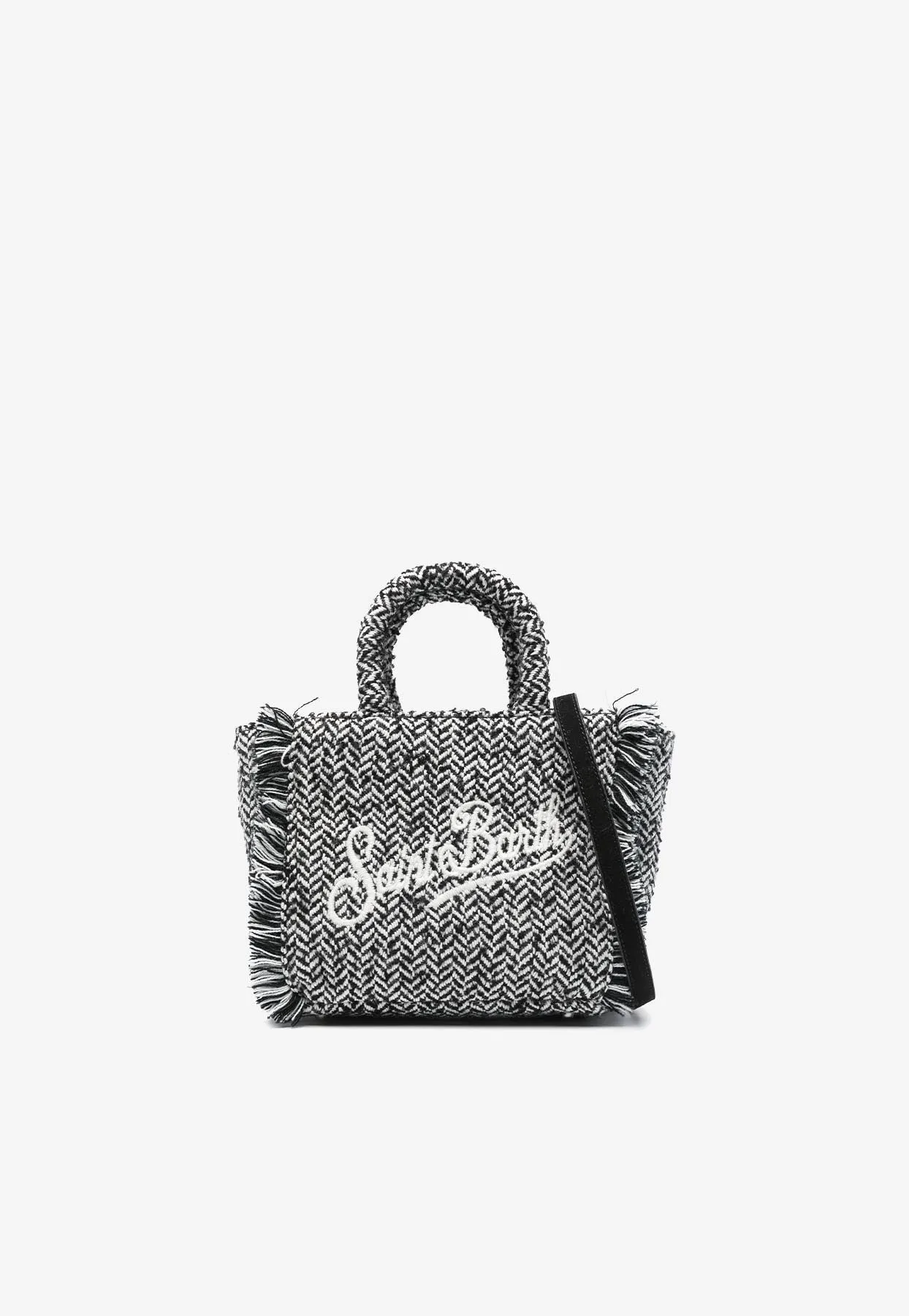 Mini Vanity Classic Herringbone Tote Bag