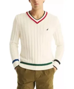 Nautica Men's Cricket V-Neck Sweater