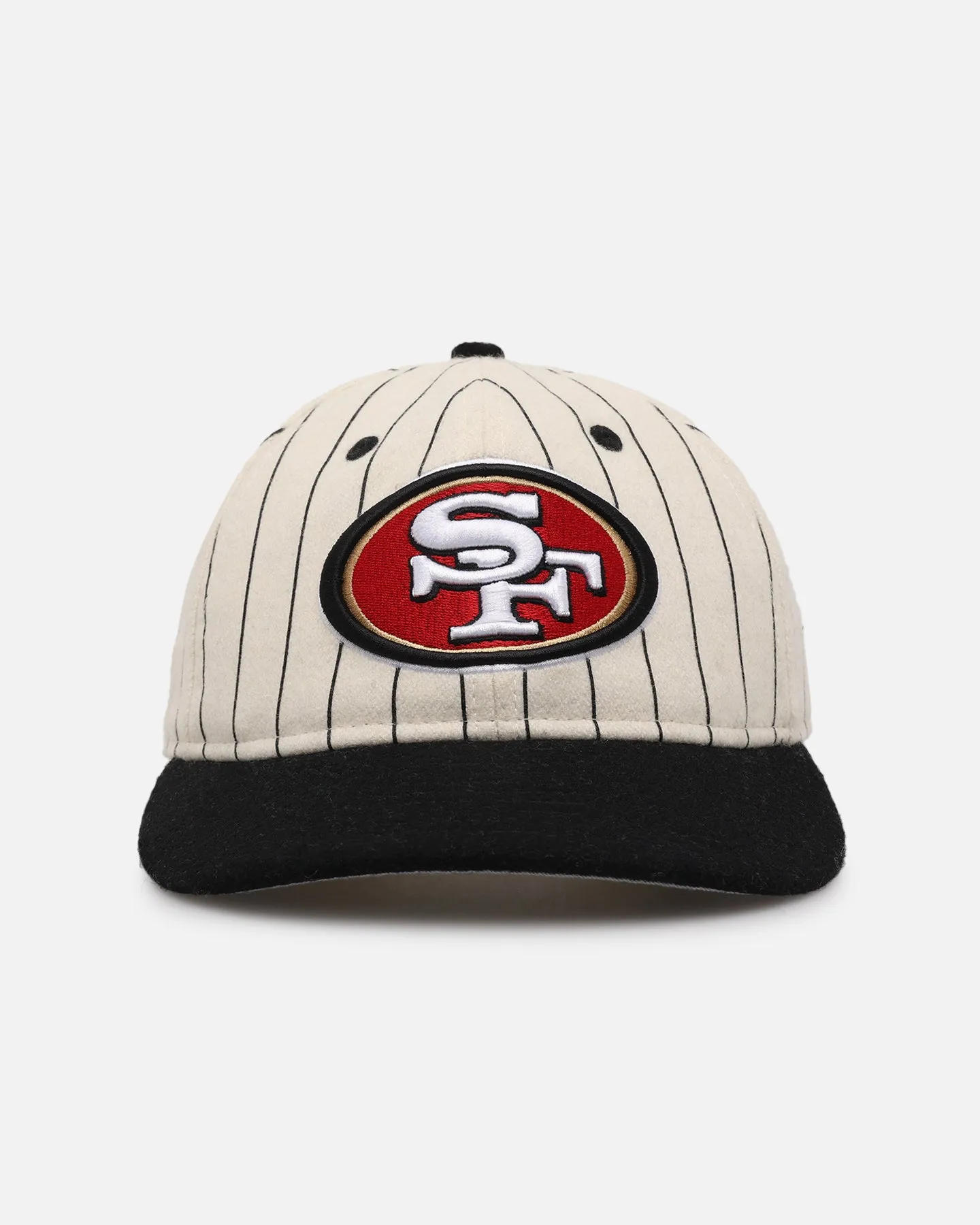 New Era San Francisco 49ers 9FIFTY Retro Crown Strapback Off White/Black