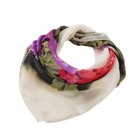 New Fashion Women Printing Square Scarf Head Wrap Kerchief Neck Shawl bufandas mujer 4 Colors SM6