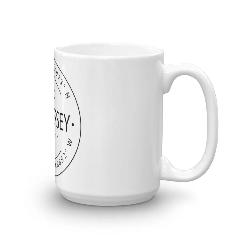 New Jersey - Mug - Latitude & Longitude