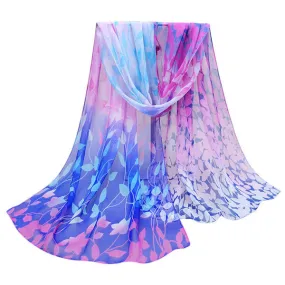 New Long Women Printed Soft Silk Chiffon Shawl Wrap Wraps Scarf   Scarves Pashmina Gift SM6