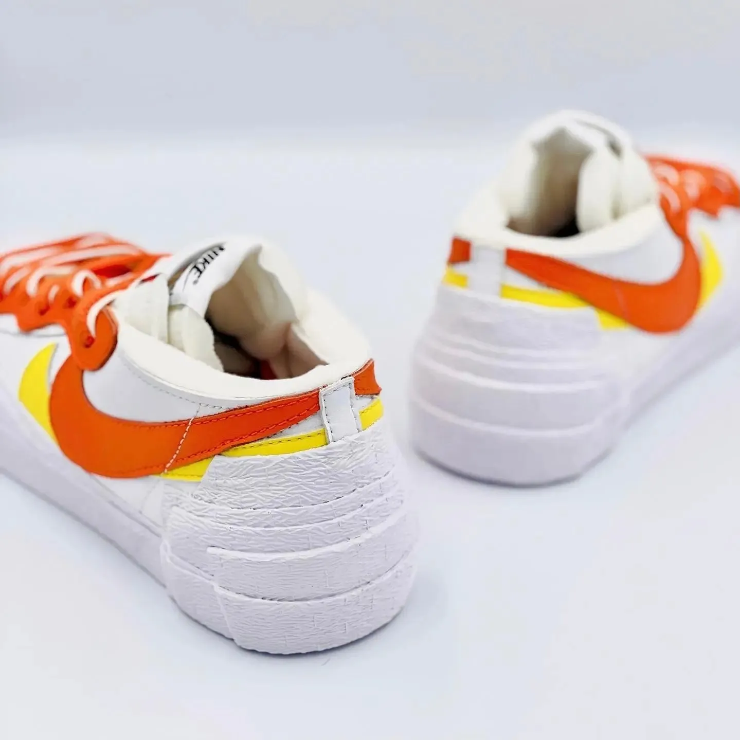 Nike Blazer Low Sacai White Magma Orange