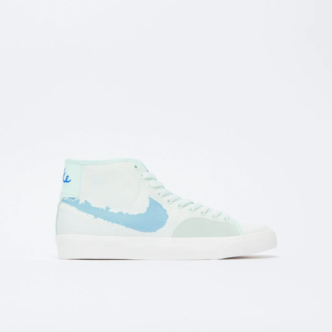 Nike SB Blazer Court Mid Premium (Barely Green/Boarder Blue)