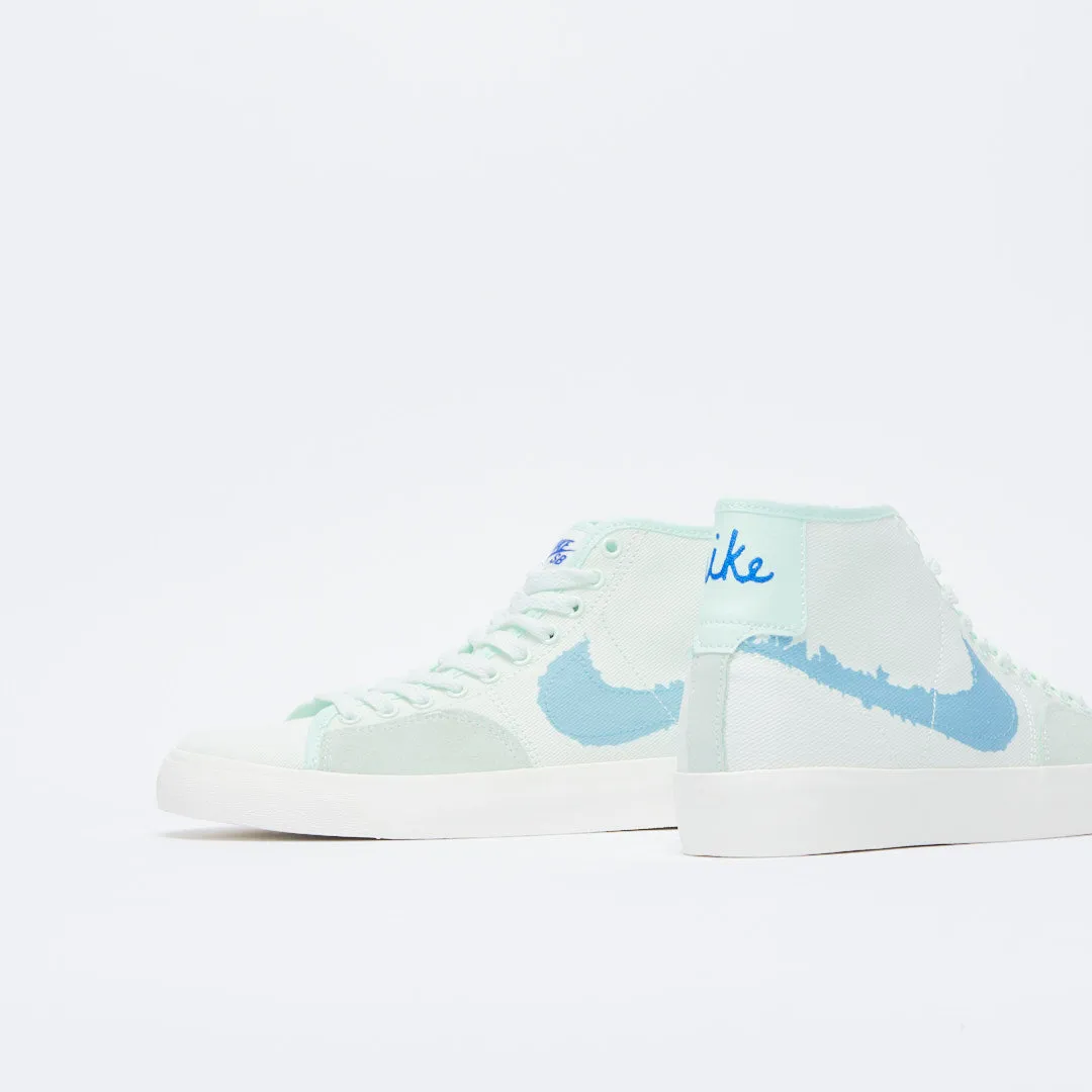 Nike SB Blazer Court Mid Premium (Barely Green/Boarder Blue)