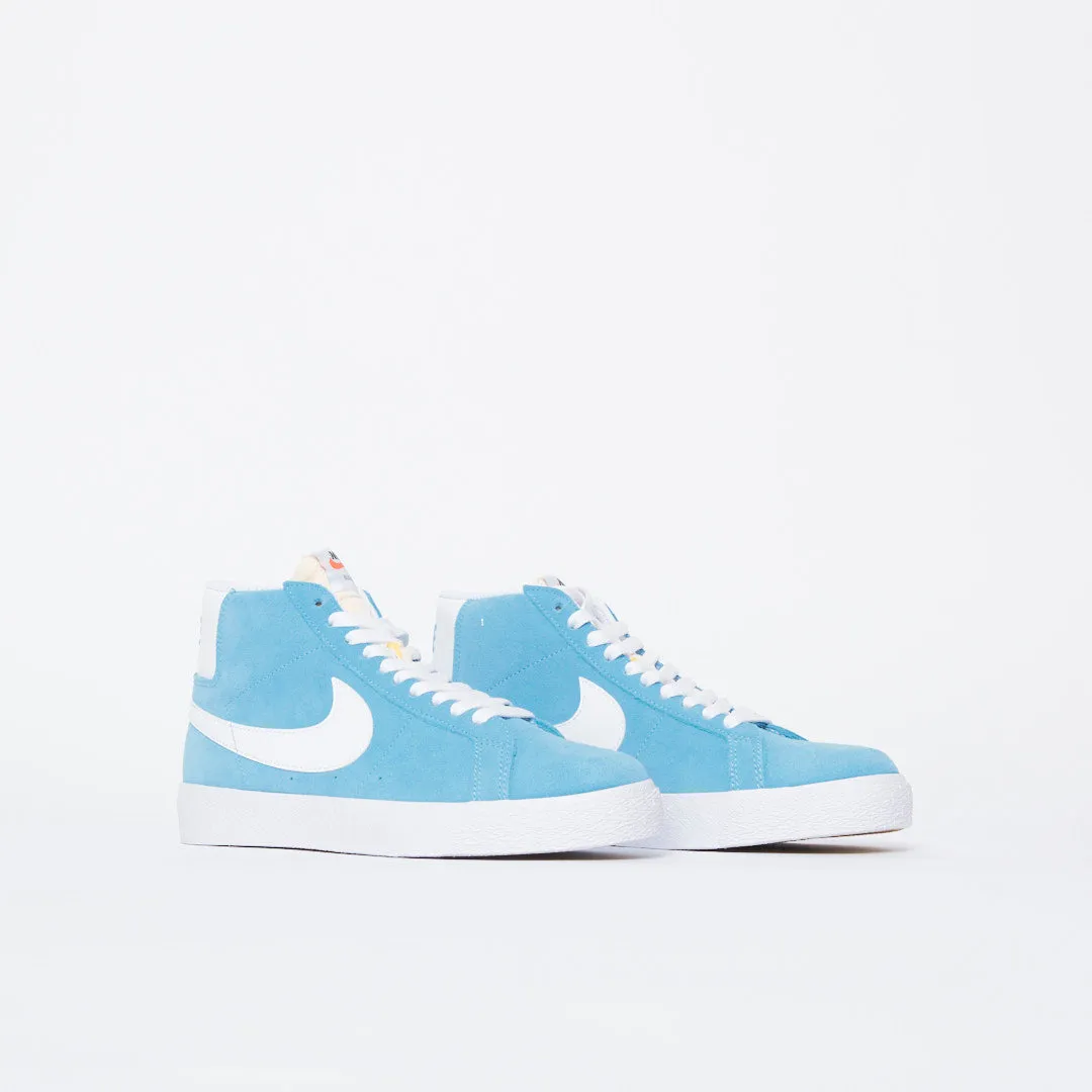 Nike SB Zoom Blazer Mid (Cerulean/White)