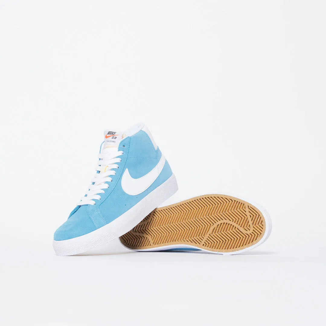 Nike SB Zoom Blazer Mid (Cerulean/White)