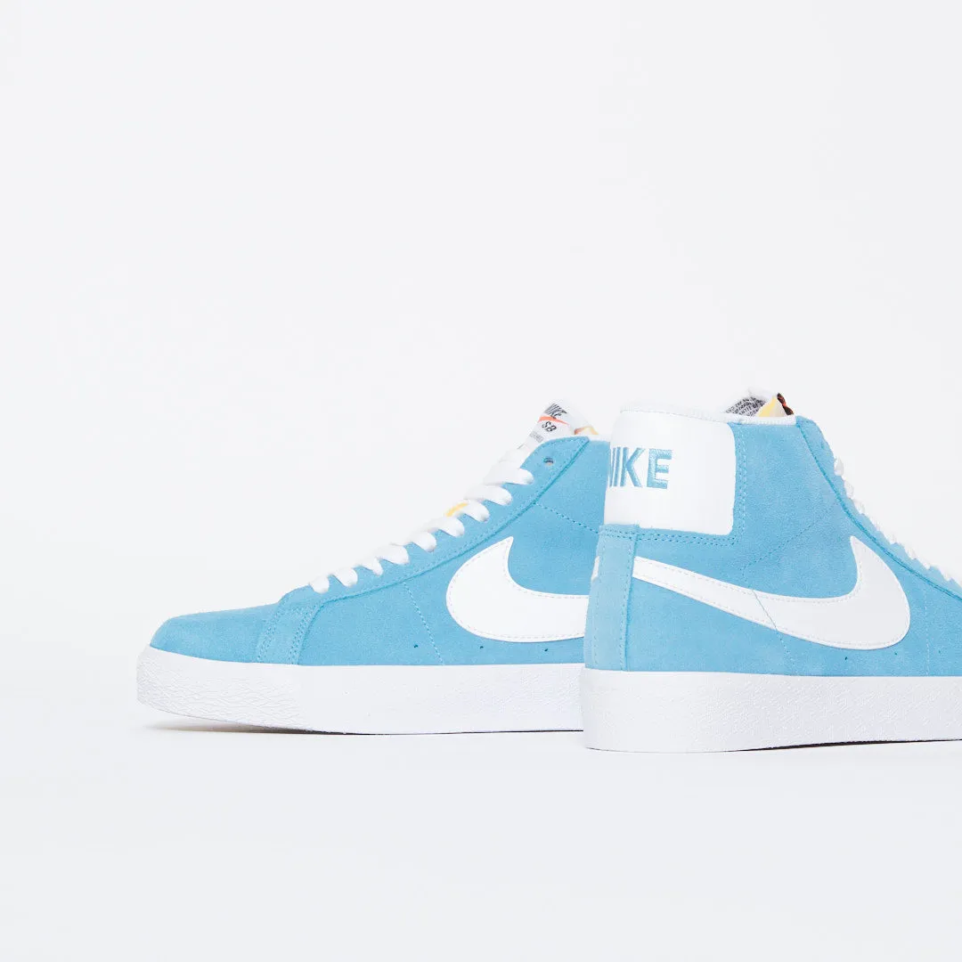 Nike SB Zoom Blazer Mid (Cerulean/White)