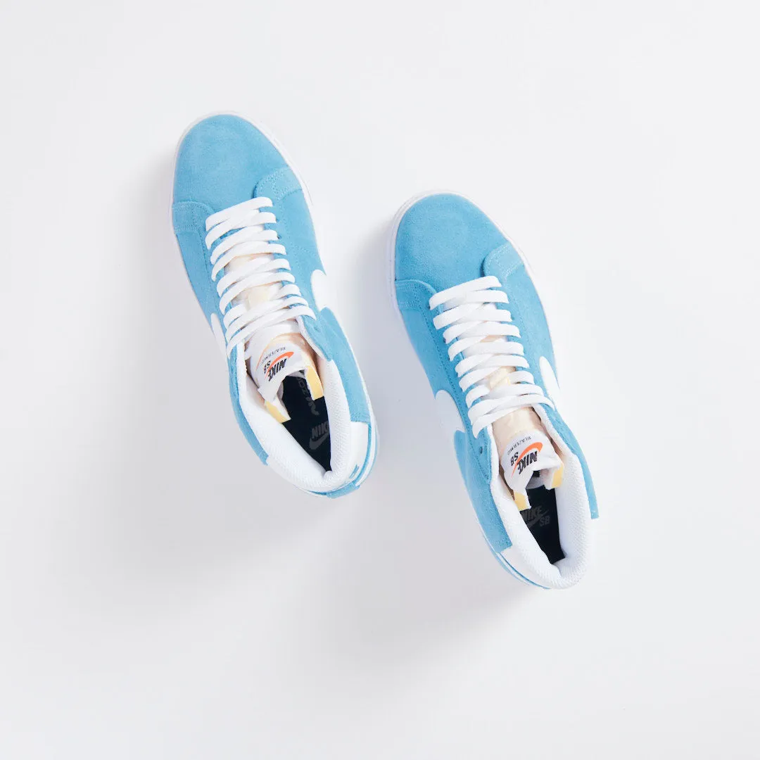 Nike SB Zoom Blazer Mid (Cerulean/White)