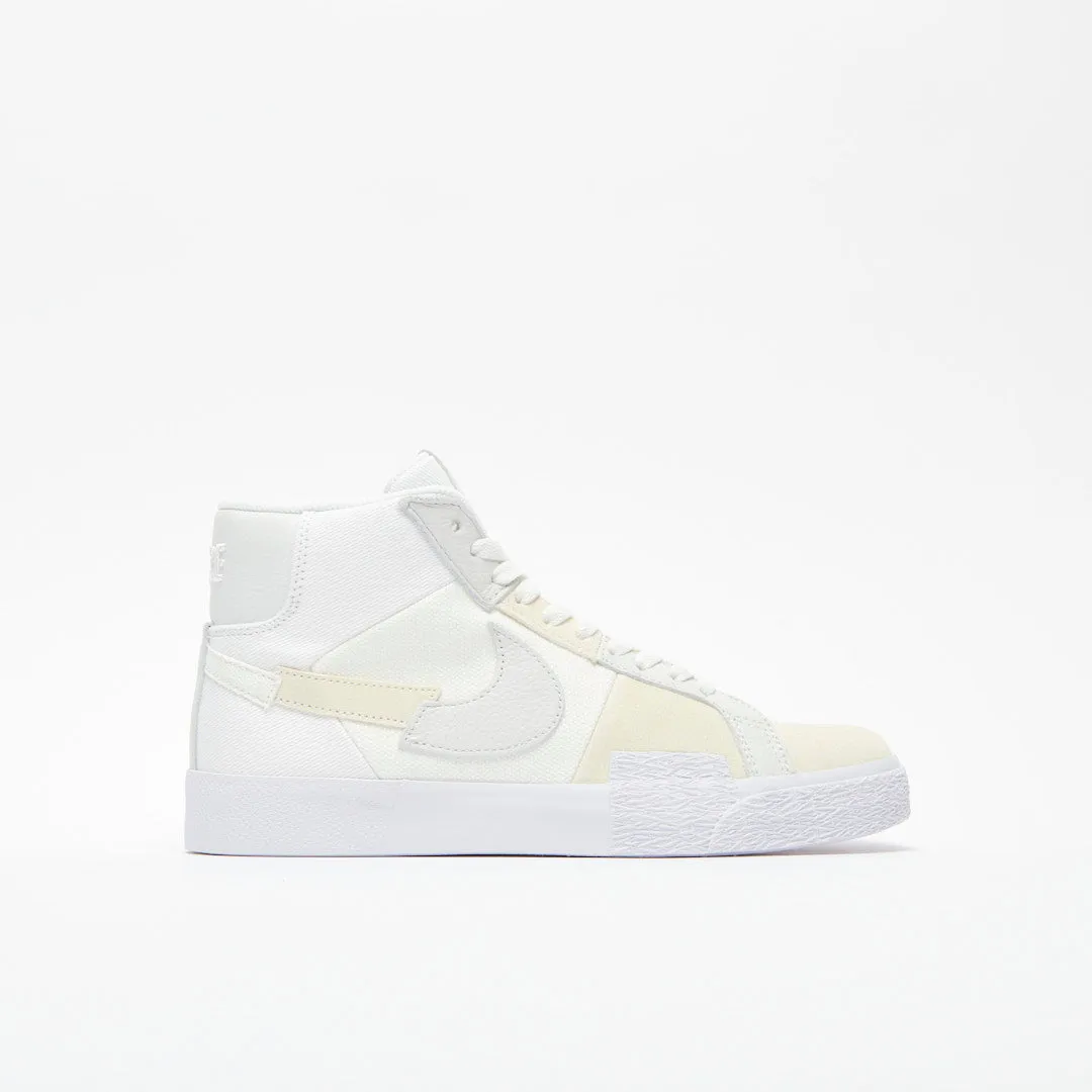 Nike SB - Zoom Blazer Mid Premium Undyed (White/Summit White)