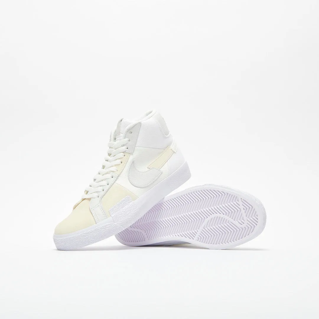 Nike SB - Zoom Blazer Mid Premium Undyed (White/Summit White)