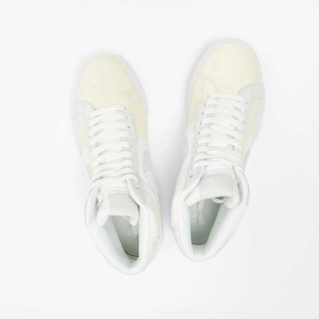 Nike SB - Zoom Blazer Mid Premium Undyed (White/Summit White)