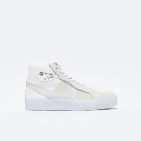 Nike SB - Zoom Blazer Mid Premium Warning Label (Summit White)