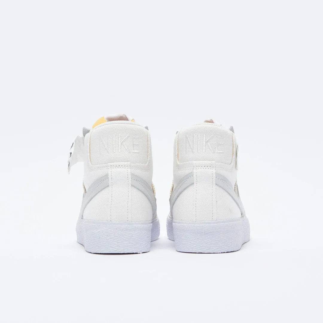 Nike SB - Zoom Blazer Mid Premium Warning Label (Summit White)