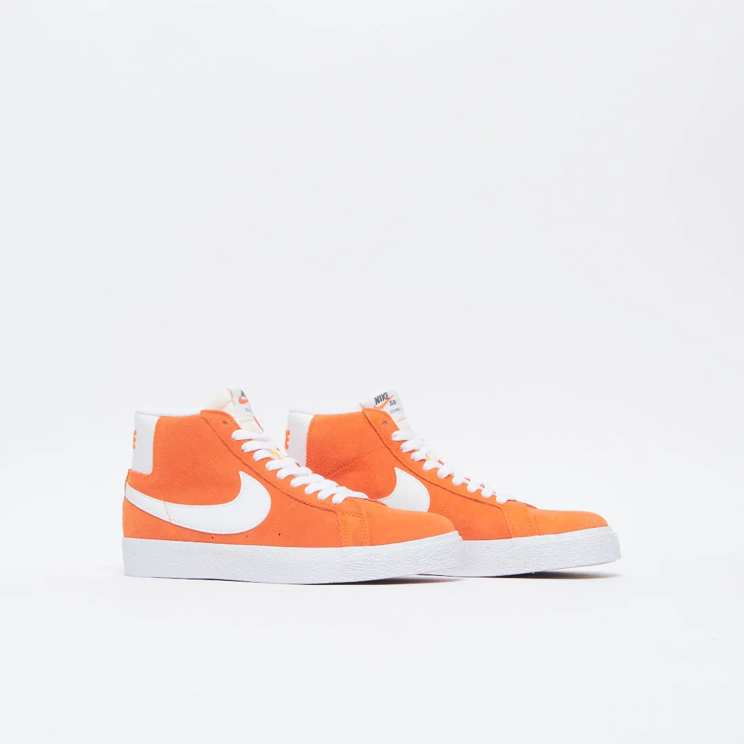 Nike SB - Zoom Blazer Mid Suede (Safety Orange/White)