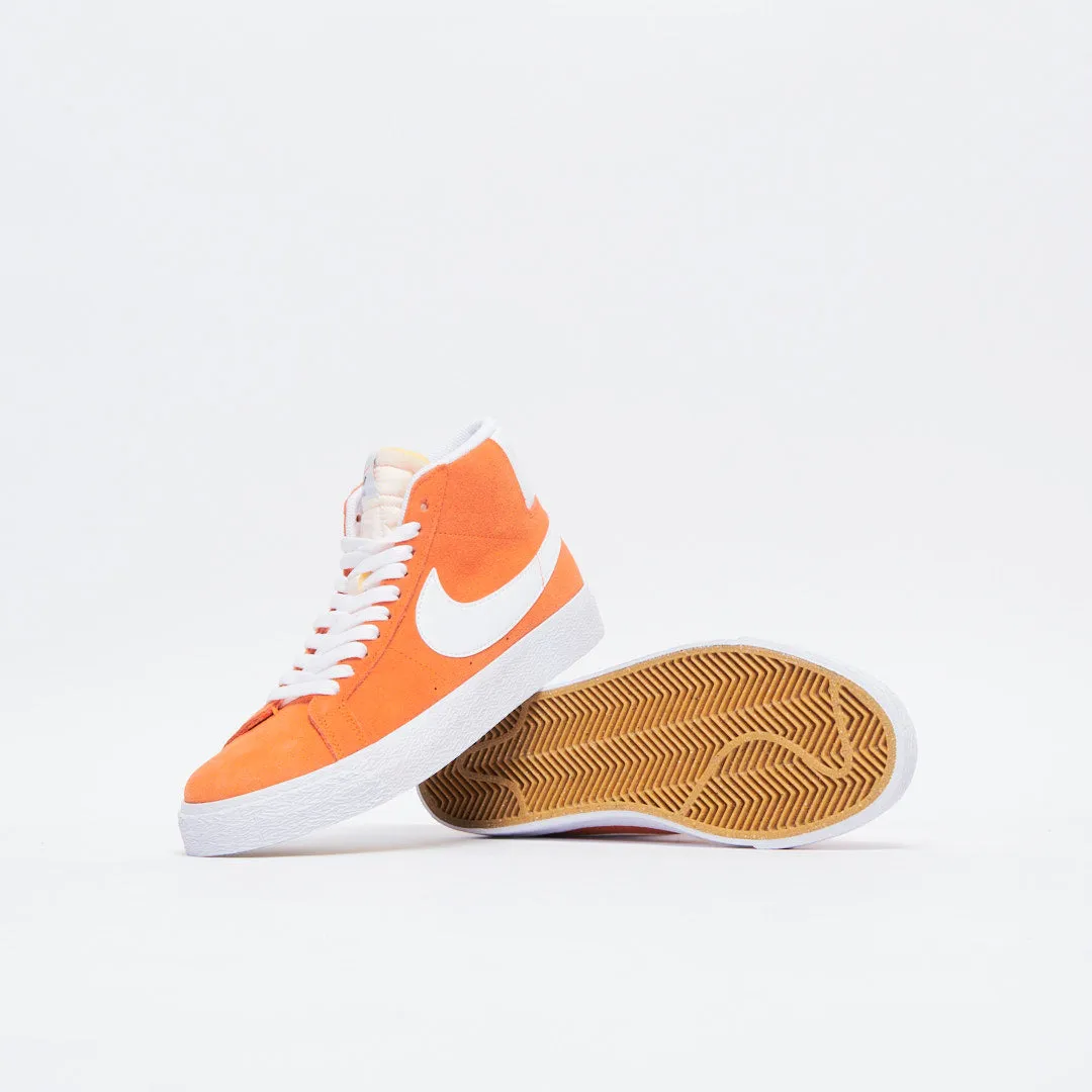 Nike SB - Zoom Blazer Mid Suede (Safety Orange/White)