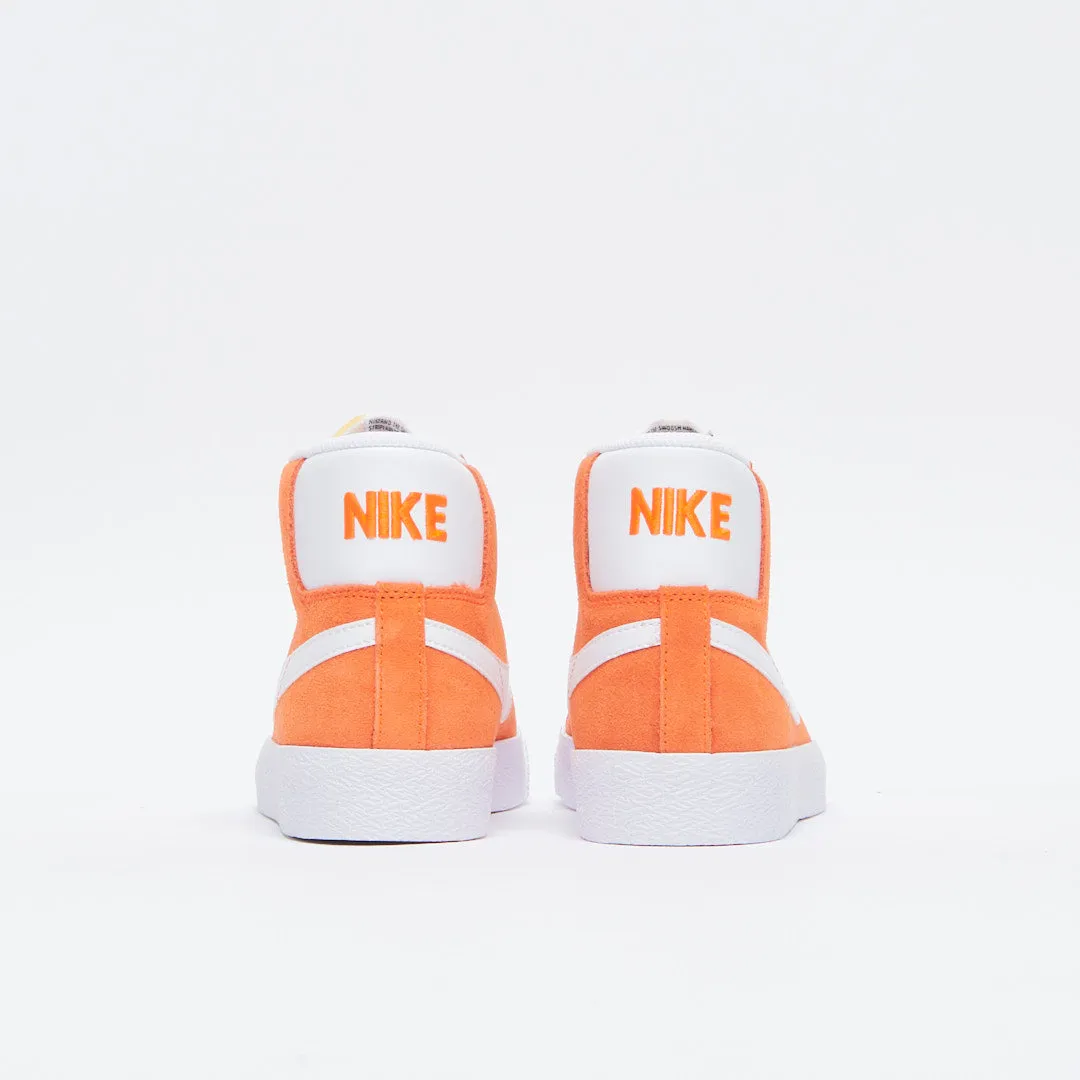 Nike SB - Zoom Blazer Mid Suede (Safety Orange/White)