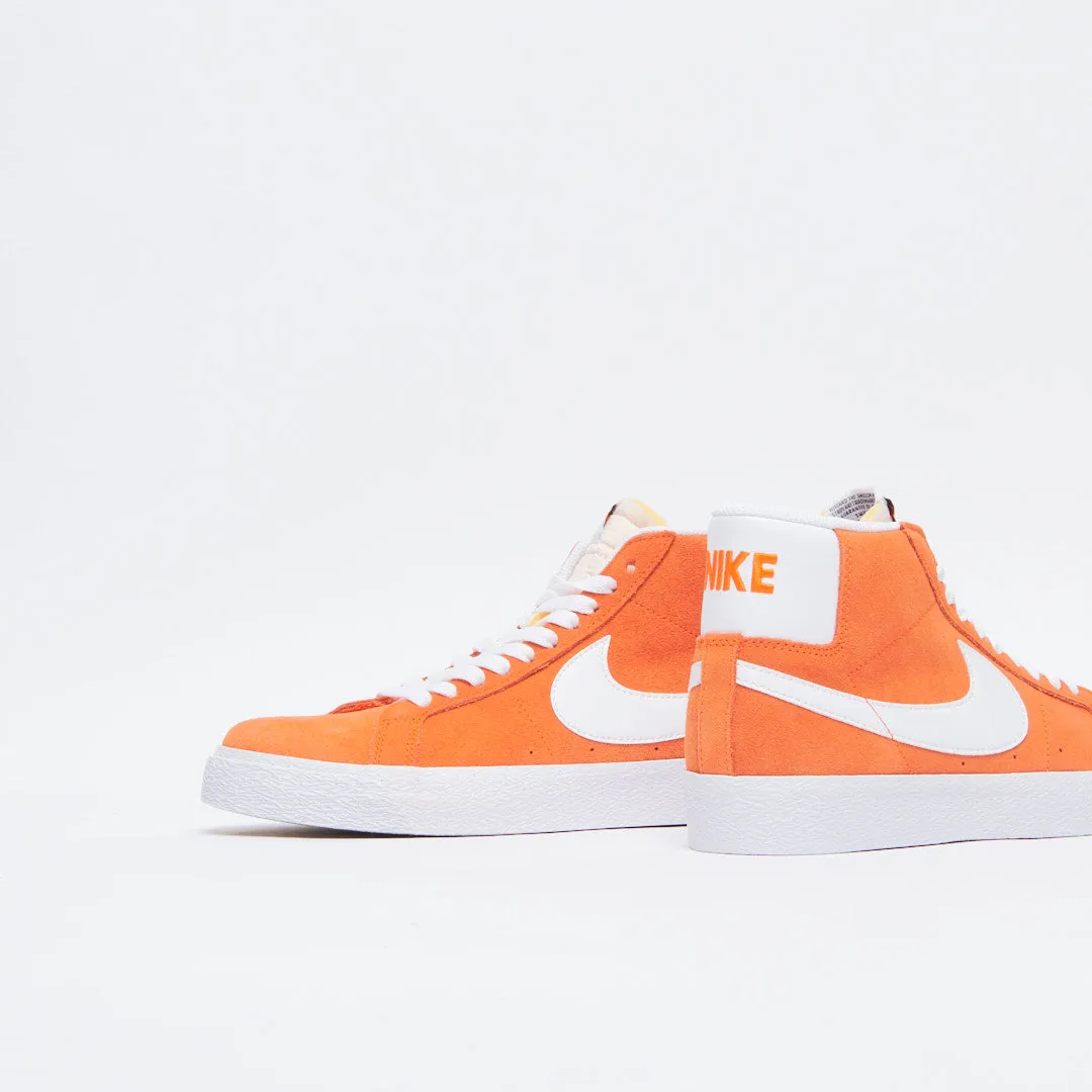 Nike SB - Zoom Blazer Mid Suede (Safety Orange/White)