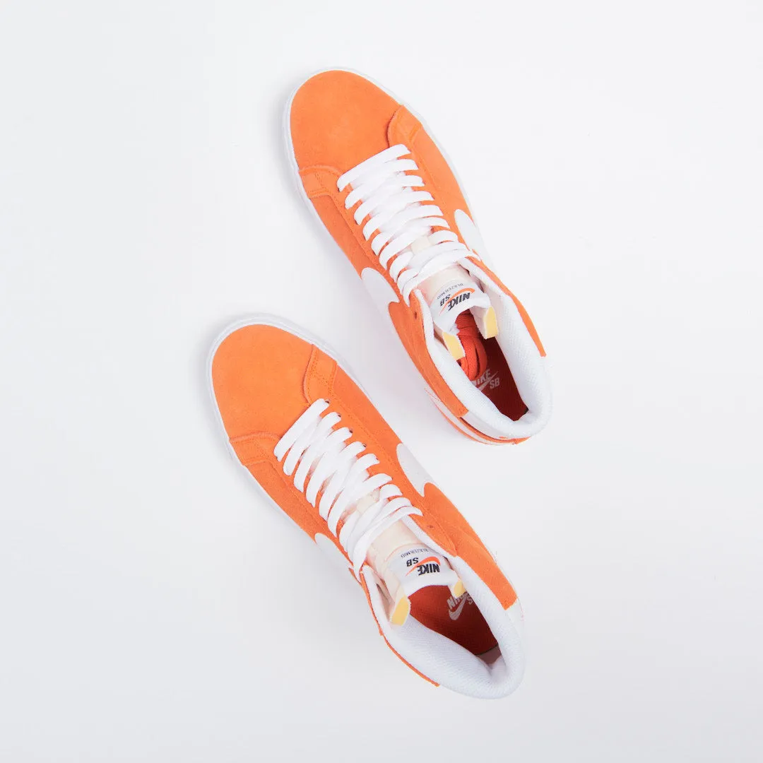 Nike SB - Zoom Blazer Mid Suede (Safety Orange/White)