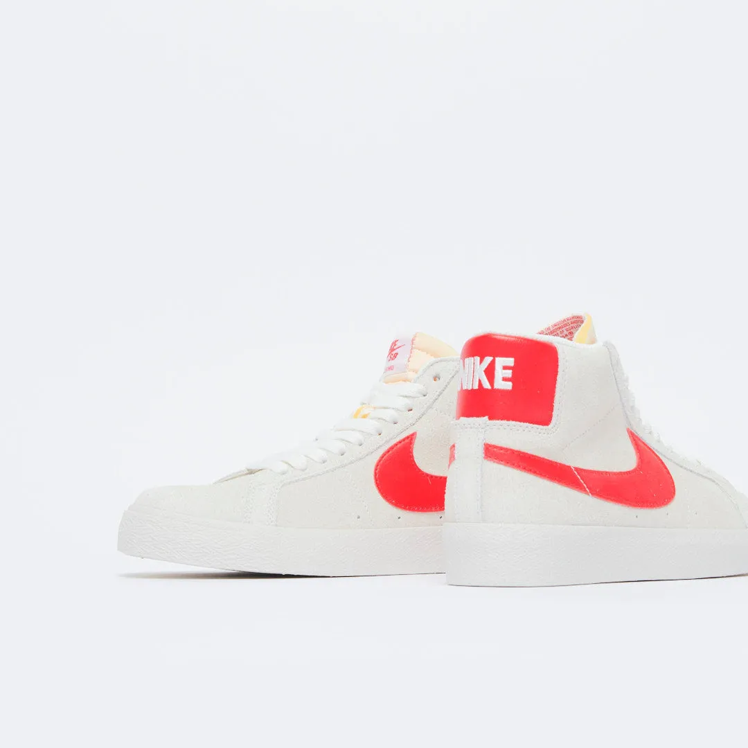 Nike SB Zoom Blazer Mid (Summit White/University Red)