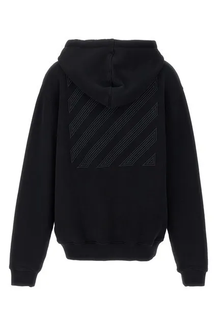 Off-White  |Cotton Logo Hoodies & Sweatshirts