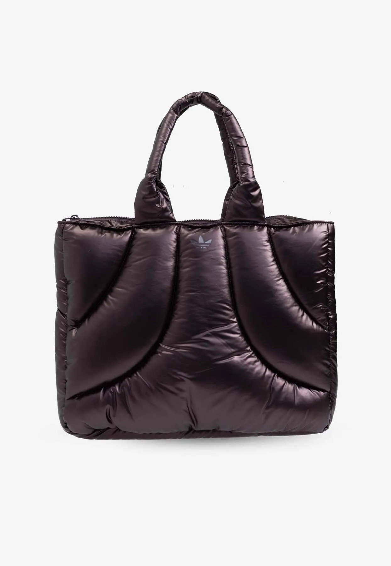 Padded Metallic Tote Bag