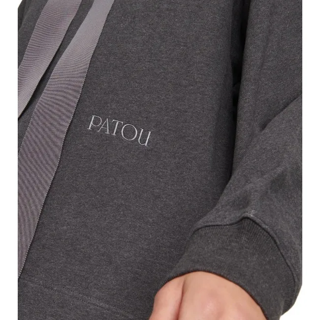 PATOU  |Cotton Oversized Logo Hoodies & Sweatshirts