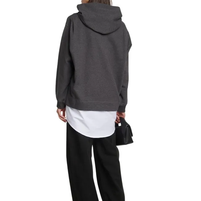 PATOU  |Cotton Oversized Logo Hoodies & Sweatshirts