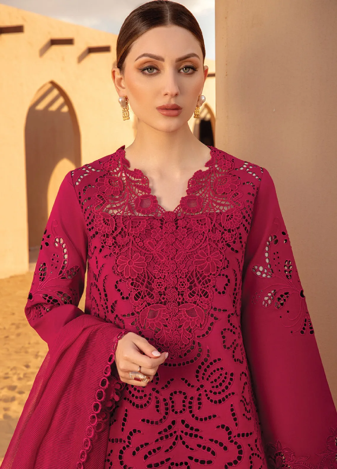 Rang Rasiya Embroidered Lawn Unstitched 3 Piece Suit - RR24L 10 RAMEEN