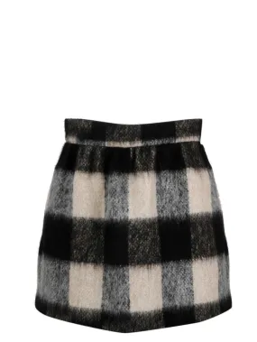 RED Valentino Checked Mini Skirt