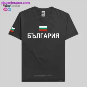 Republic of Bulgaria Bulgarian men t shirt fashion jersey