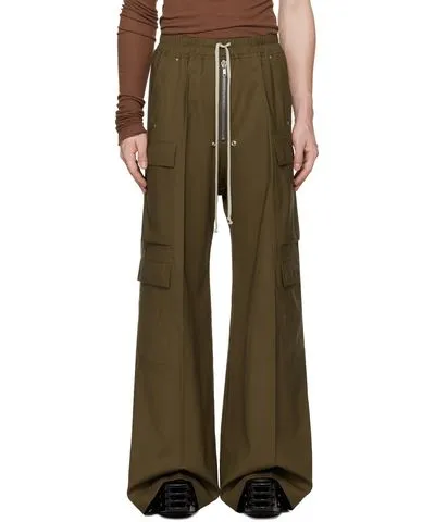 Rick Owens Khaki Porterville Cargobelas Cargo Pants