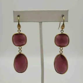 RIVKA FRIEDMAN Hot Pink Earrings