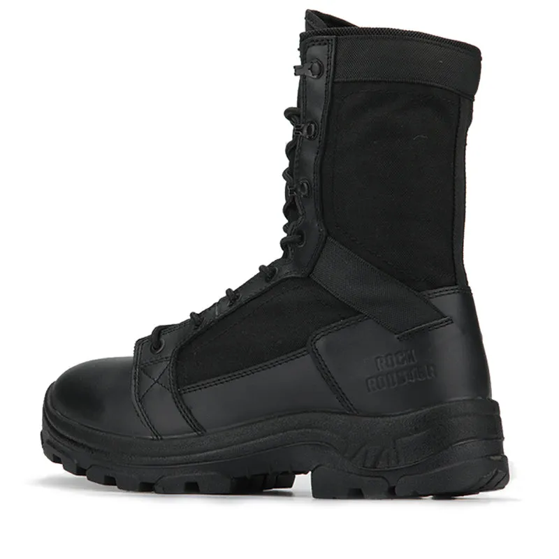 ROCKROOSTER M.G.D.B. 8 inch Tactical and Law Enforcement Boots, Soft Toe, Breathable, AB5013 AR670-1 Standard