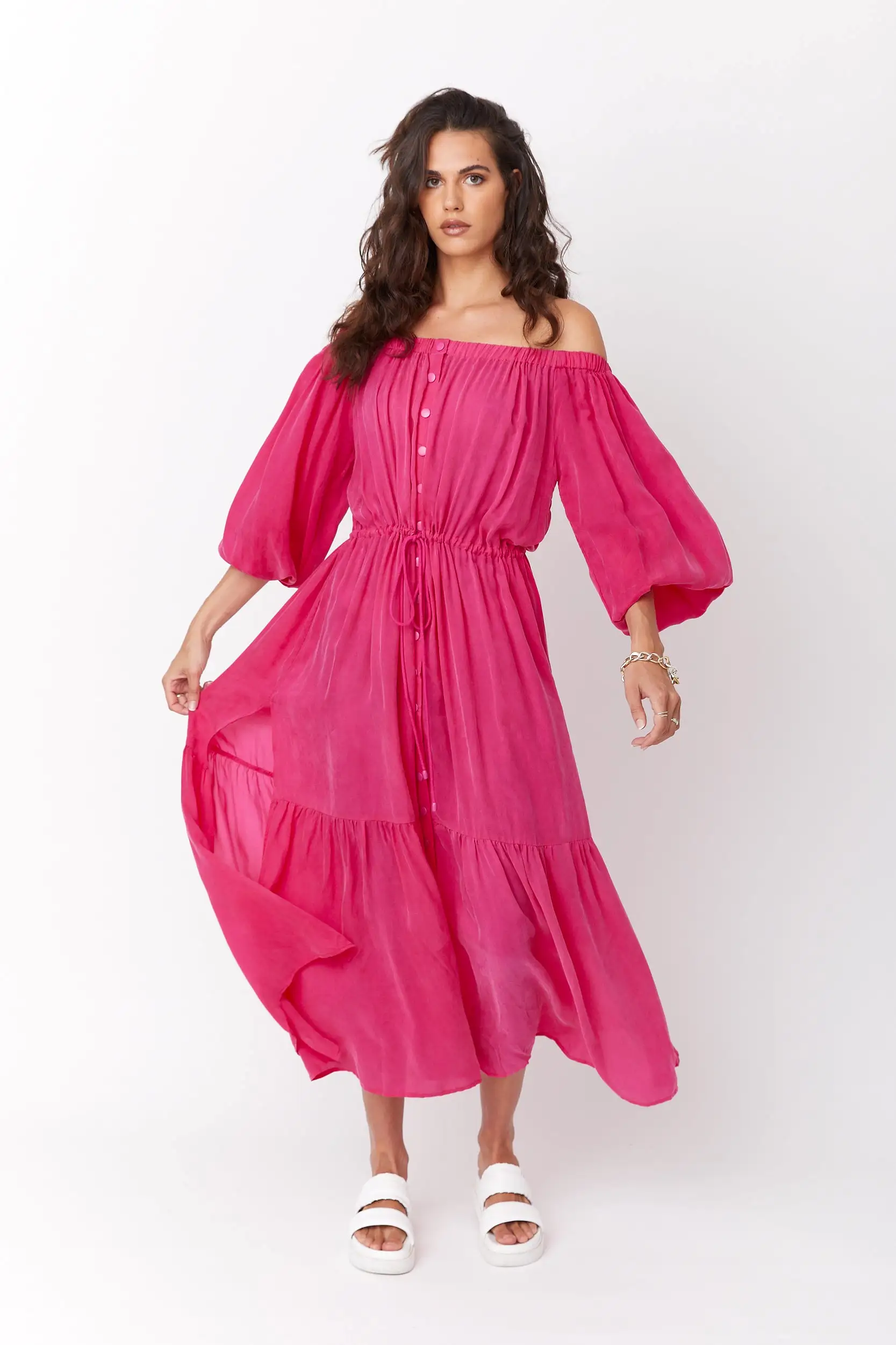 ROXETTE Dress Hot Pink