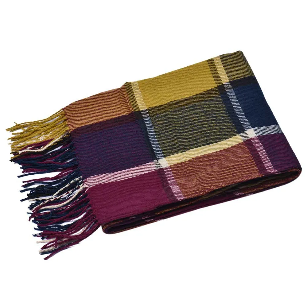 s Women Warm Plaids Pashmina Long Shawl Wrap Soft Scarves echarpe scarf luxury