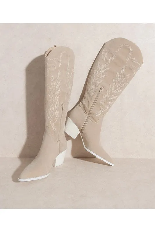 SAMARA Embroidered Western Boot