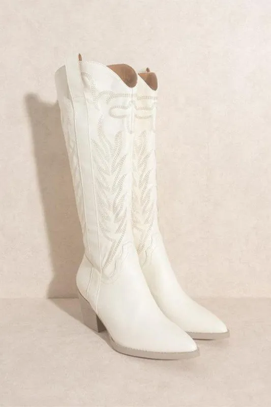 SAMARA Embroidered Western Boot