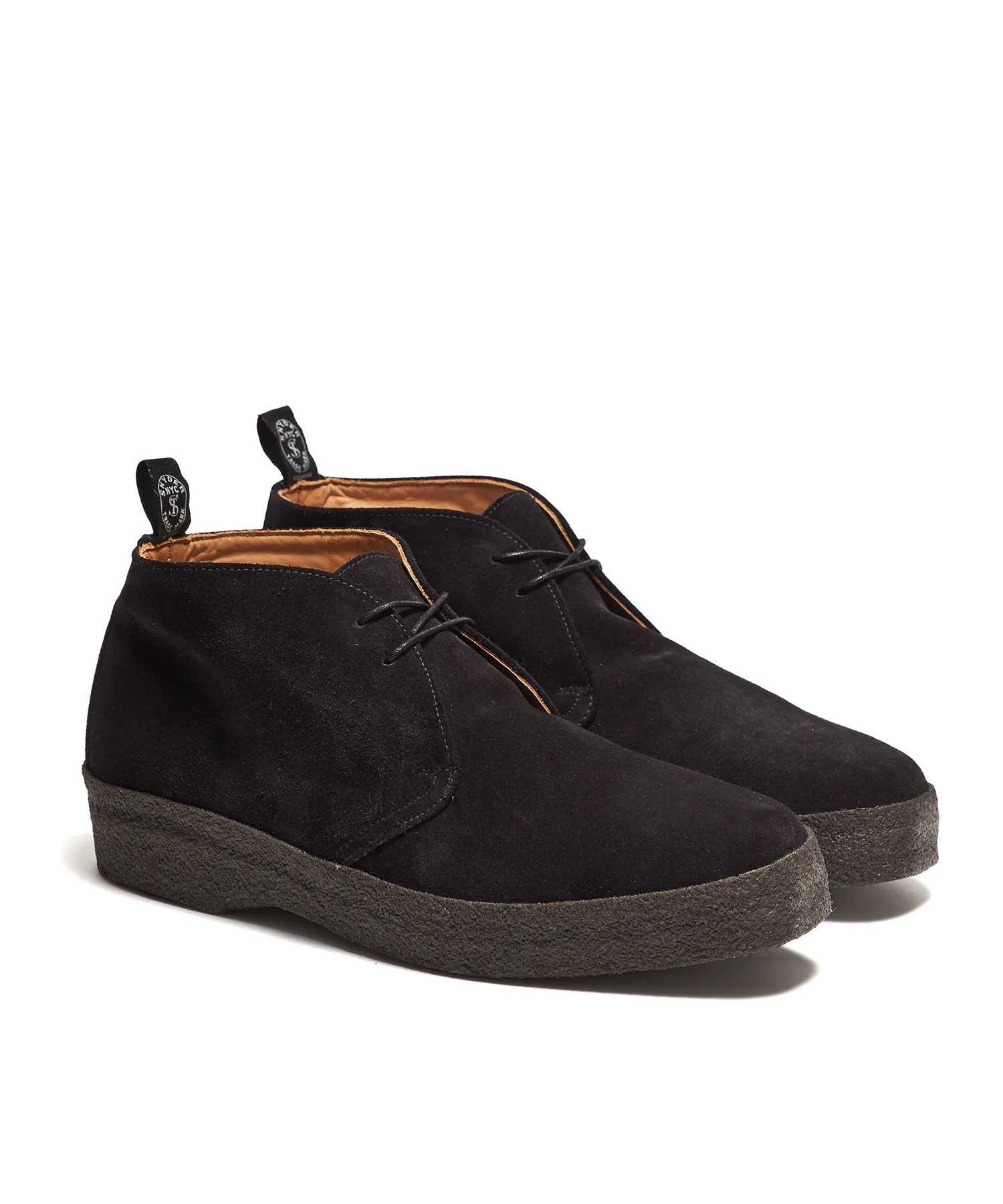 Sanders Chukka Boot in Black Suede