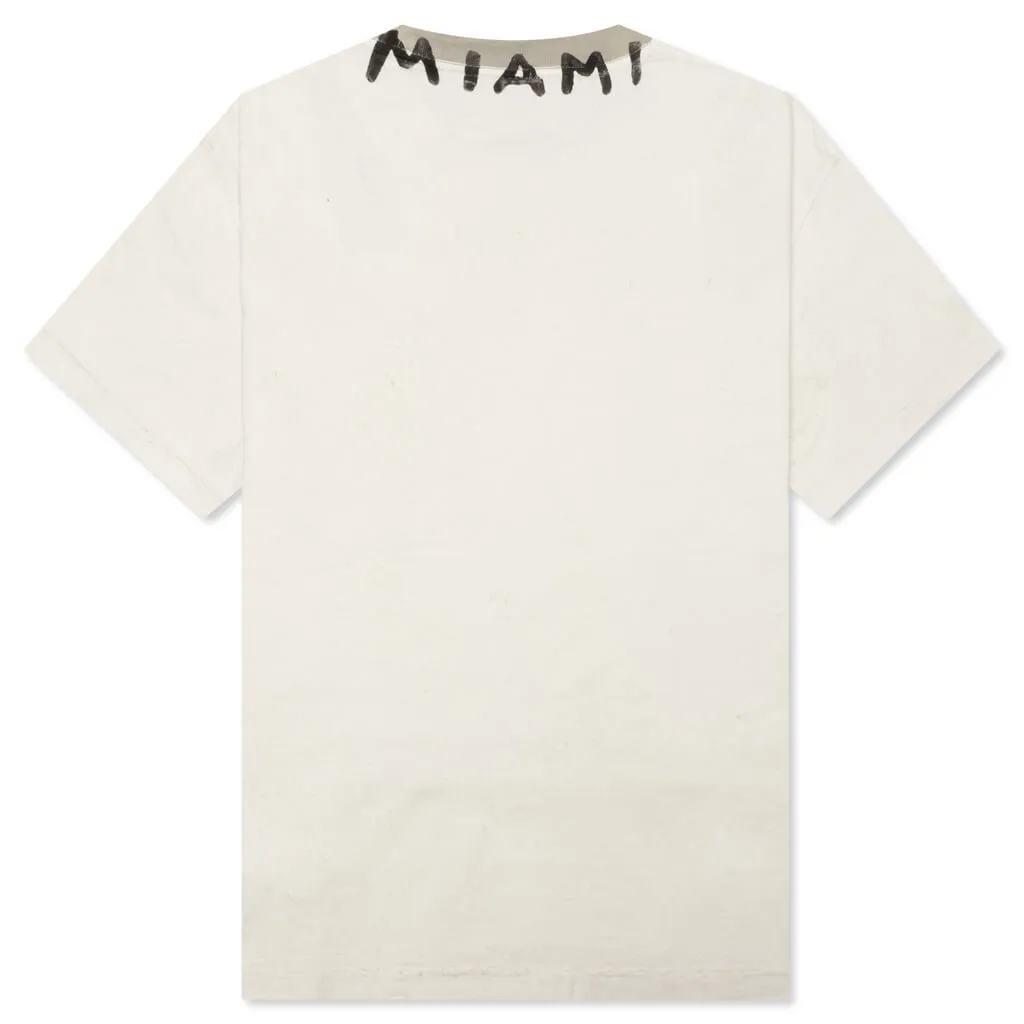 Seasonal Logo Vintage Tee - White/Black