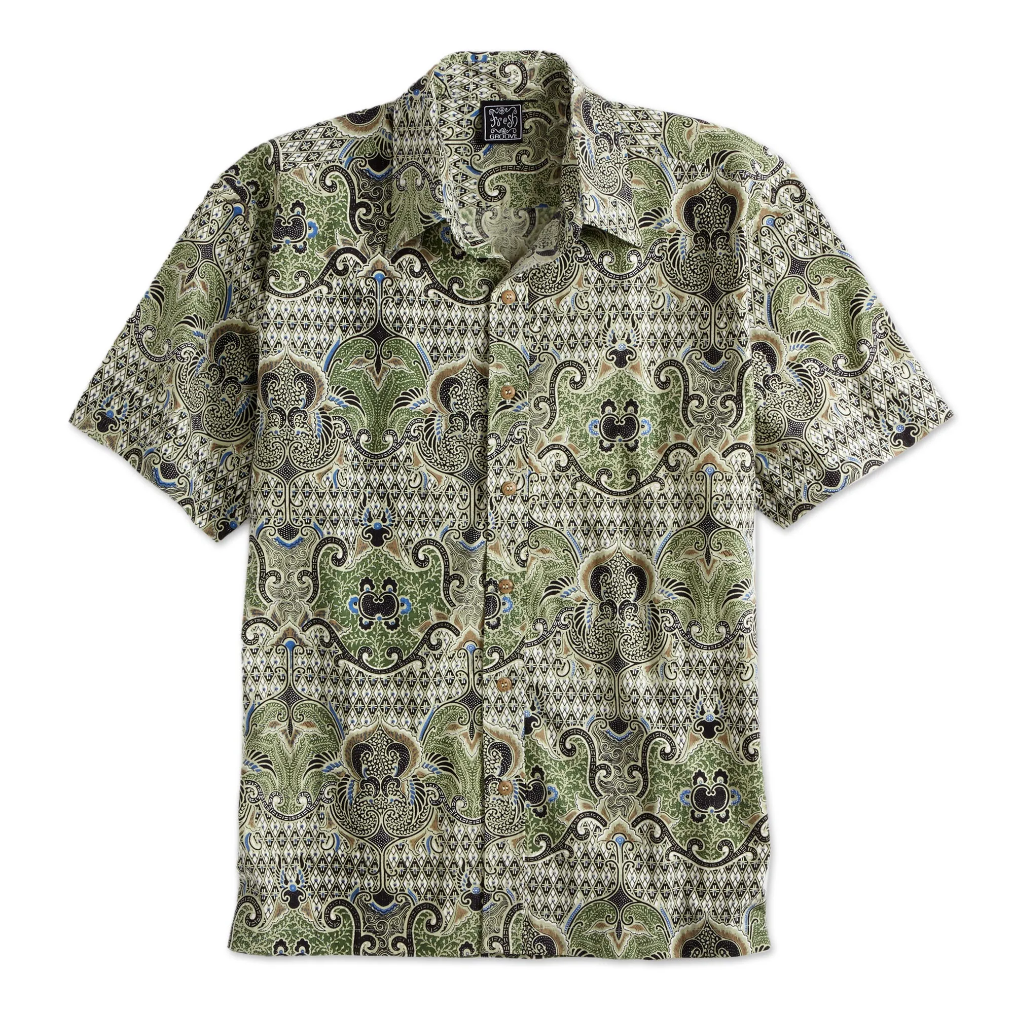 Shekhawati Cotton Shirt, Short Sleeves, 