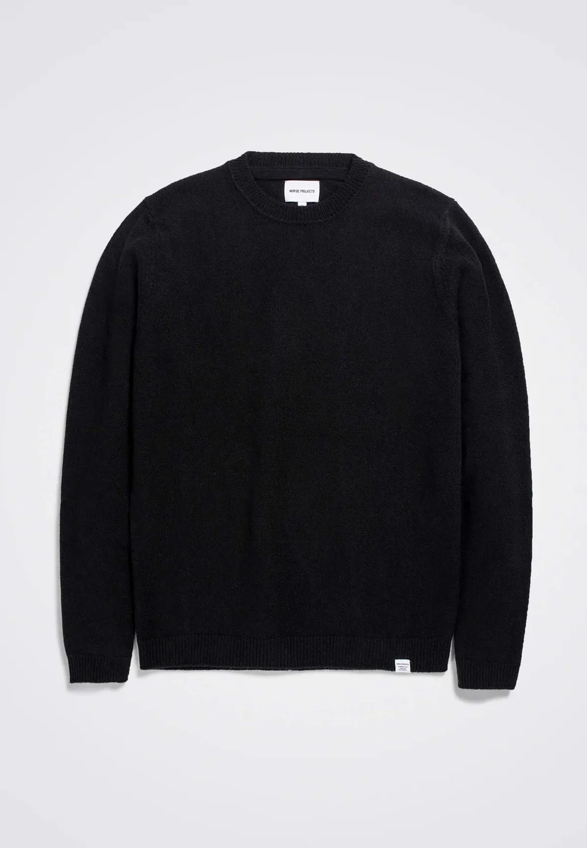 Sigfred Lambswool Sweater - Black