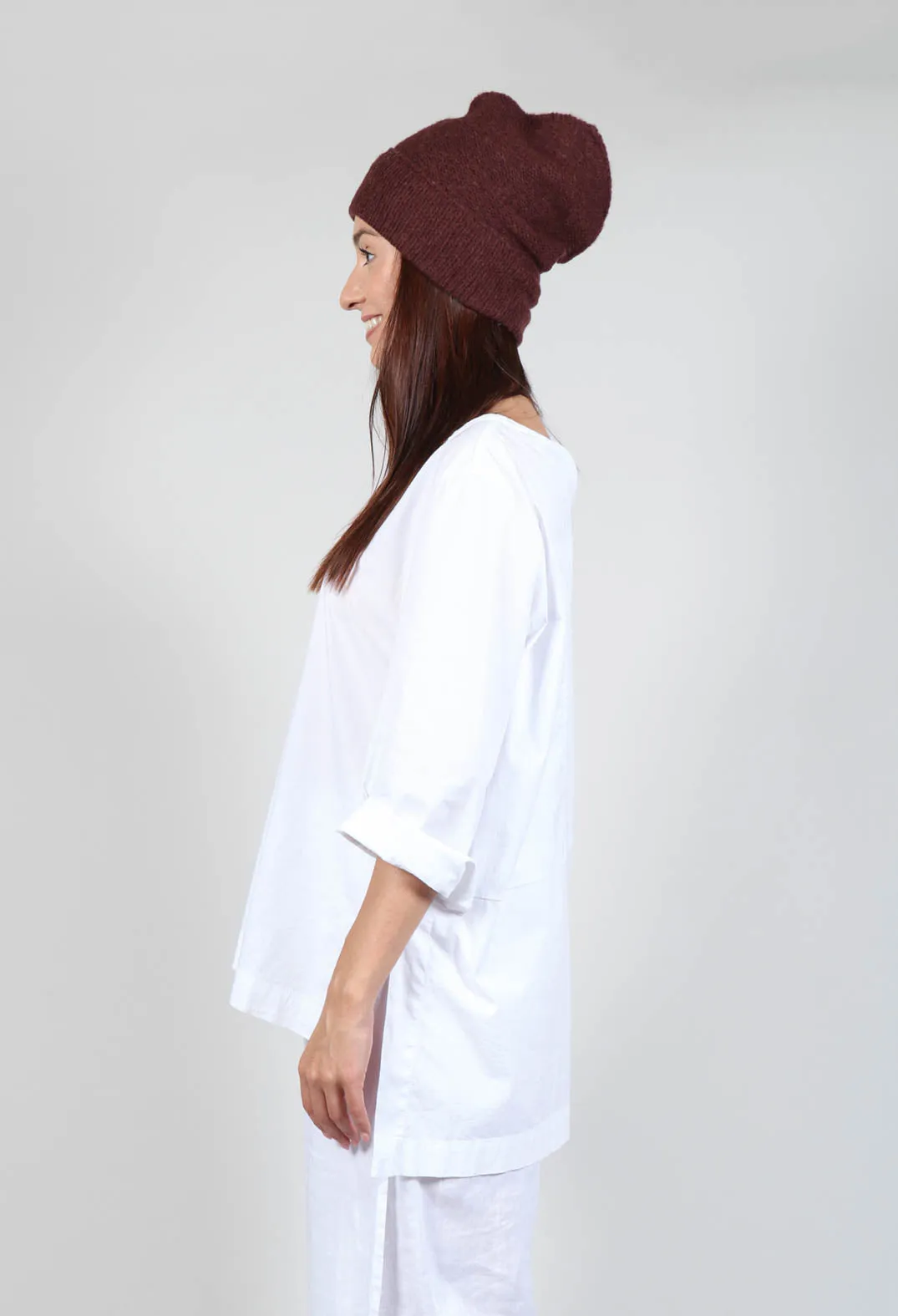 Slouchy Beanie in Rust